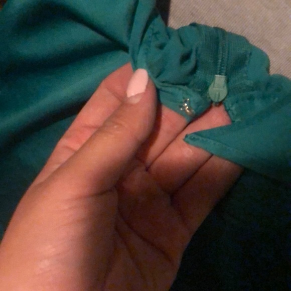 Emerald green by free people never wore it - Picture 4 of 8